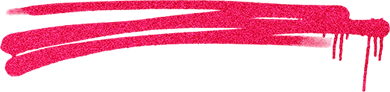 Pink graffiti lines