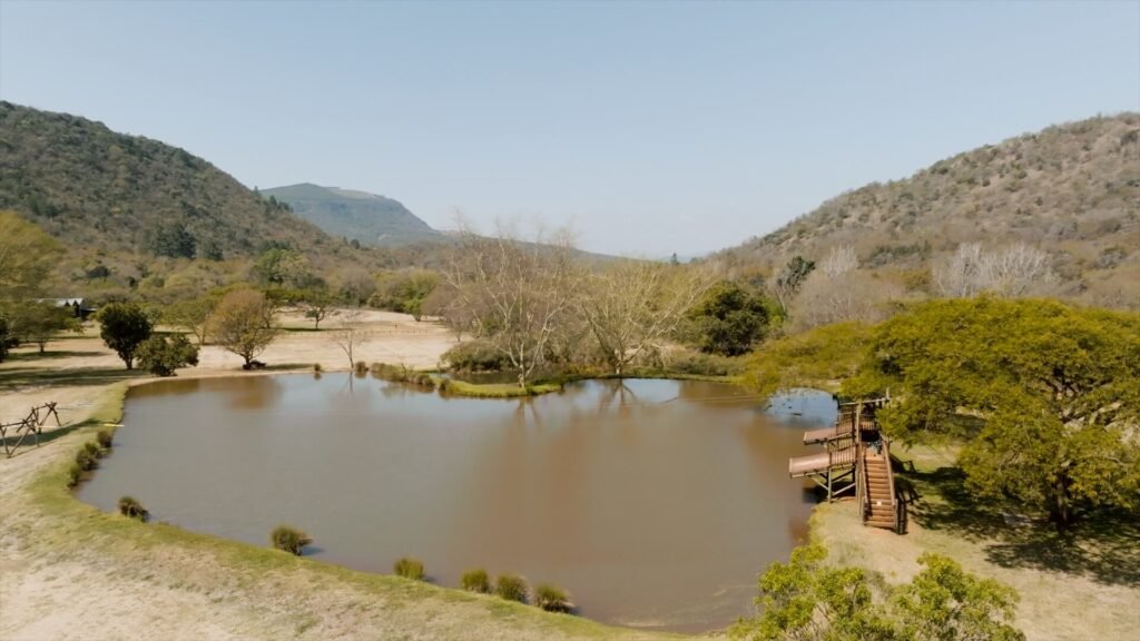 Overhead view of Mankele