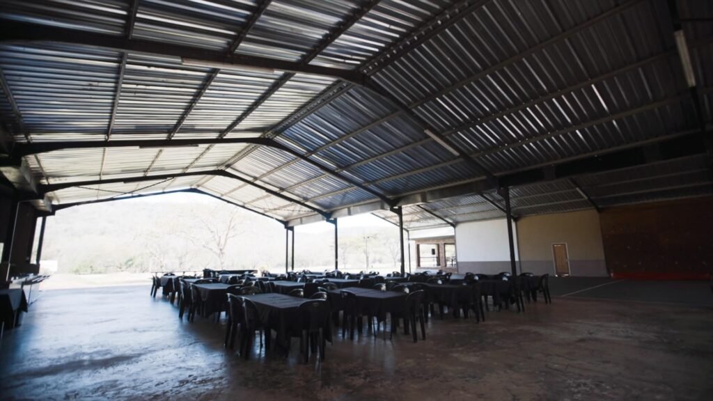 Dining hall at Mankele
